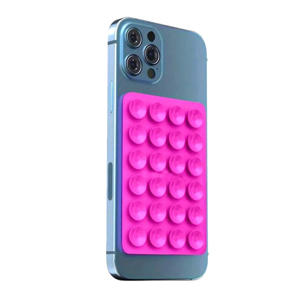 Hands-Free Mobile Phone Suction Holder - Pink - Picture 1 of 2